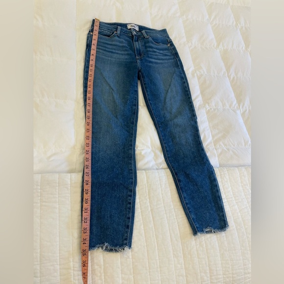 Women’s Hoxton Crop Paige Jeans with frayed ankle Size 27 - Picture 3 of 13